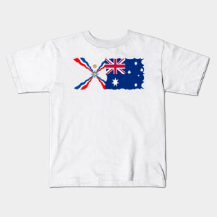 Assyrian Australian Flag Kids T-Shirt